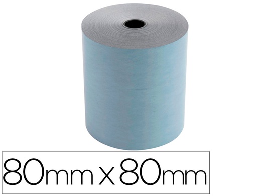 [43918E] ROLLO SUMADORA EXACOMPTA SAFE CONTACT TERMICO 80 MM X 80 MM 52 G/M2
