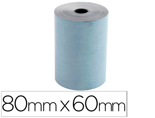[43924E] ROLLO SUMADORA EXACOMPTA SAFE CONTACT TERMICO 80 MM X 60 MM 52 G/M2