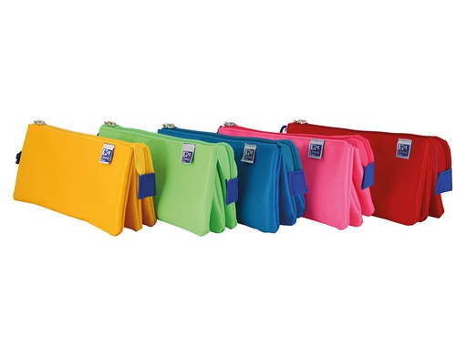 [400150286] PORTATODO ESCOLAR OXFORD KANGOO KIDS TRIPLE COLORES SURTIDOS 220X80X100 MM