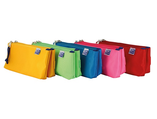 [400150285] BOLSO ESCOLAR PORTATODO OXFORD KANGOO KIDS DOBLE COLORES SURTIDOS 220X50X100 MM