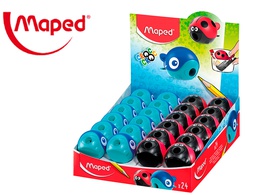 [18113] SACAPUNTAS PLASTICO MAPED CROC CROC EASY 1 USO CON DEPOSITO