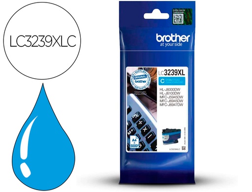 [LC3239XLC] INK-JET BROTHER LC3239XLC MFC-J6945DW / MFC-J5945DW / HL-J6000DW CIAN 5000 PAGINAS