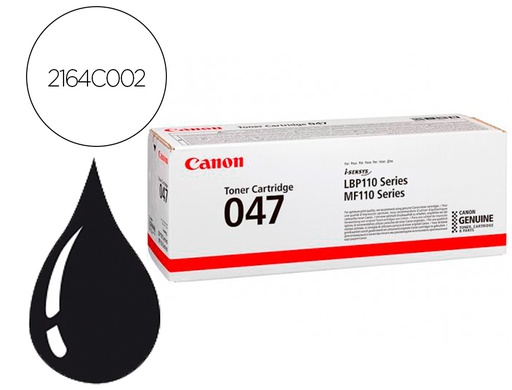 [2164C002] TONER CANON 047 1600P ISENSYS LBP112 NEGRO
