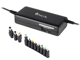 [BAN] ADAPTADOR DE CORRIENTE NGS MANUAL LAPTOP 90W CON 11 ADAPTADORES