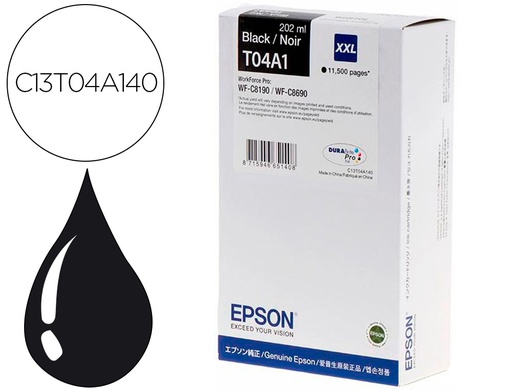 [C13T04A14N] INK-JET EPSON WF-C8190 / WF-C8690 XXL NEGRO
