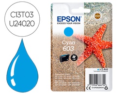 [C13T03U24020] INK-JET EPSON CIAN STD ESTRELLA DE MAR 1 603 RF / AM SINGLE