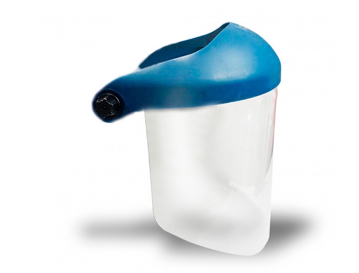 [A20C-AZ] PANTALLA PARA CASCO FARU A20C CON VISERA Y PROTECTOR BARBILLA AZUL 200X300 MM
