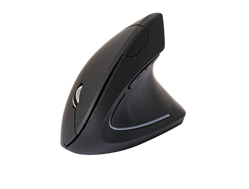 [KF10714] RATON Q-CONNECT OPTICO INALAMBRICO ERGONOMICO VERTICAL DPI 800/1200/1600 PILAS AAA NEGRO