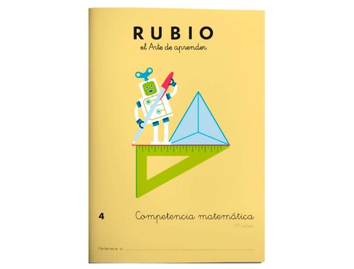 [CM4] CUADERNO RUBIO COMPETENCIA MATEMATICA 4