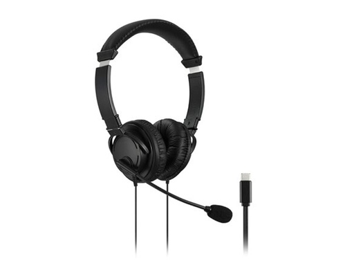 [K97457WW] AURICULAR KENSINGTON HI-FI CON MICROFONO USB-C CABLE 180 CM