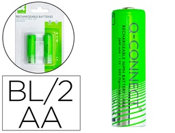 [KF15165] PILA Q-CONNECT ALCALINA AA RECARGABLE BLISTER DE 2 UNIDADES