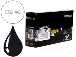 [C736H1KG] TONER LASER LEXMARK C736H1KG 12000 PAGINAS