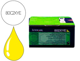 [80C2XYE] TONER LASER LEXMARK 80C2XYE AMARILLO 4000 PAGINAS