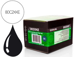 [80C2XKE] TONER LASER LEXMARK 80C2XKE NEGRO 8000 PAGINAS