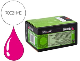 [70C2HME] TONER LEXMARK LASER 702HME CS310DN / CS410 DN MAGENTA 3000 PAGINAS