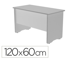 [2000AB02] MESA DE OFICINA ROCADA WORK 2000AB02 ALUMINIO/GRIS 120X60 CM